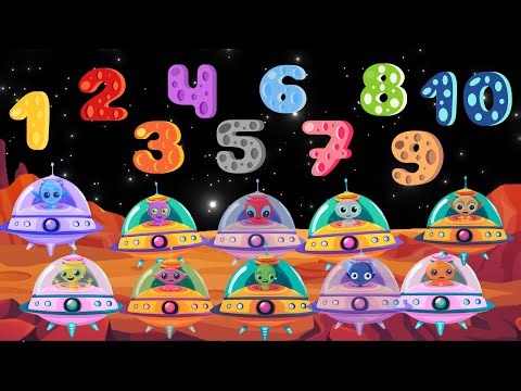 Number Song | How Many Aliens? Kids Song