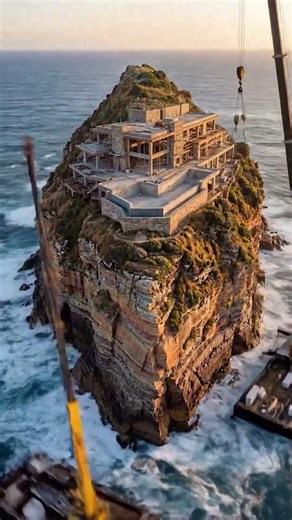 How an unbuildable location turned into the ultimate luxury property #greenscreen #floring