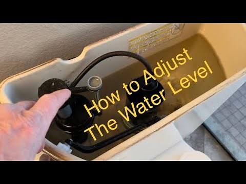 How to Adjust Water Level on Fluidmaster Toilet Fill Valve