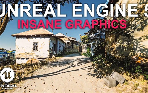 震撼世界的 UNREAL ENGINE 5 演示 疯狂逼真的实时图形！