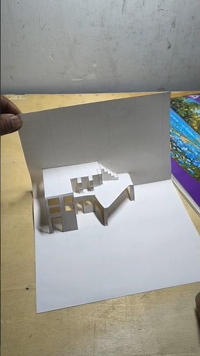 Creative Paper Architecture | Miniature Pop-Up Design Art"