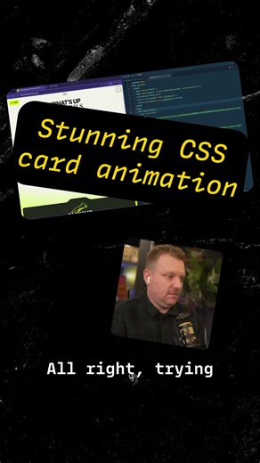 How we recreated Lando Norris's stunning card hover animation from his website. #landonorris #website #webdesign #webdev