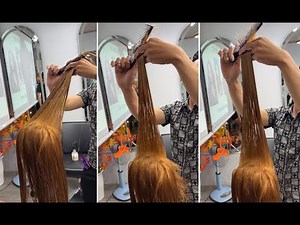 How to: Quick Long Layered Haircut Tutorial with Bangs | Easy Hair Cutting Techniques