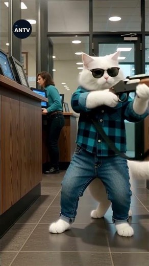 Bubble Gum Kitty Is Back 😂 comedy funny cats ai shorts