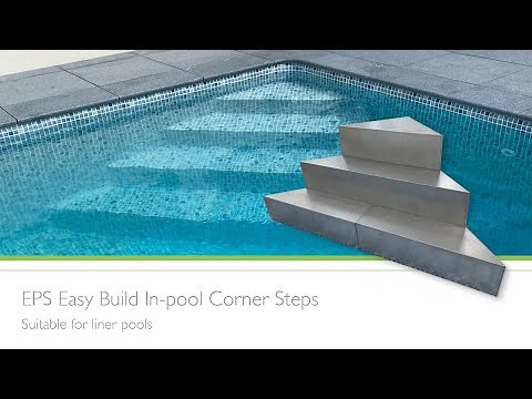 EPS Easy Build In-pool Corner Steps | Suitable for liner pools