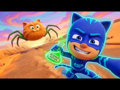 Catboy vs the IMPOSSIBLE Desert Chase Challenge! 😱🏜️ | Funny PJ Masks 3D Animation