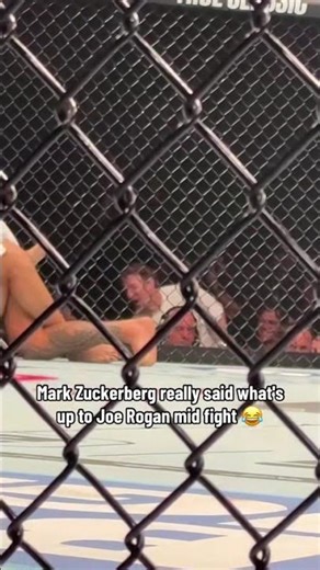 Zuckerberg said hi to Rogan 👋 #UFC320