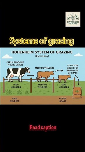 🍀Types of Grazing Systems Explained with Examples | Livestock Production Management 🐄🌿 #grazing 🚀📚👍🔥