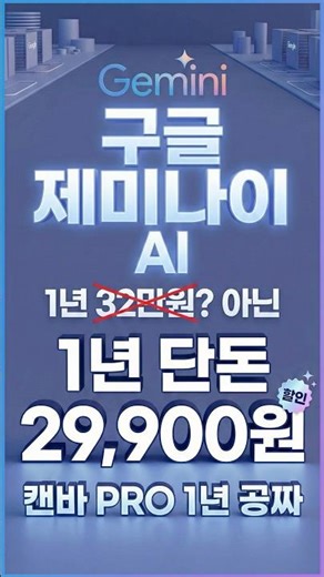 재미나이 1년 29,900원