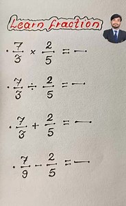 Learn Fractions 🤯 #fblifestyle #unstoapablestudy #unstoapablestudy0111 #mixedfractions #mathtricks #fractions #FractionsAndDecimals | Unstoapablestudy0111