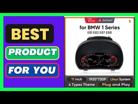 Junsun Linux System Car LCD Digital Dashboard For BMW