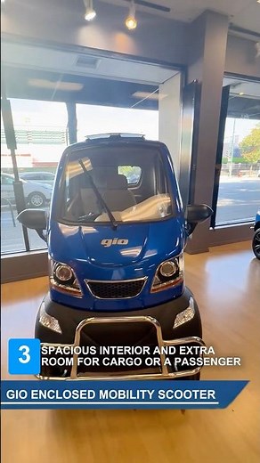 Let’s see the features on this enclosed mobility scooter! #usa #canada #emobility (USA & Canada)