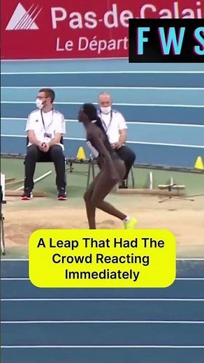 She Could Not Belive this | Fatima Diame #longjump #olympics #fatima