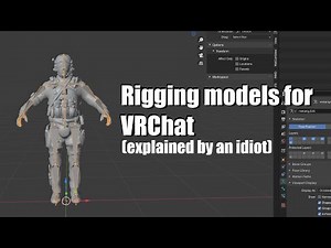 VRChat Rigging Tutorial, Quick and Simple Method [Tools in Desc | Blender 2.8]