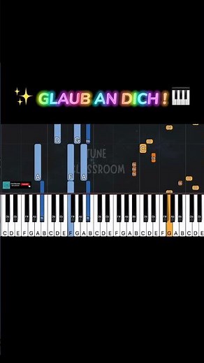 Glaub an dich – Beary Tunes | Klavier 🎹