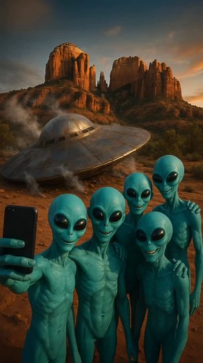 43 reactions · 3 comments | Everyone’s favorite spot to take a selfie. Cathedral Rock Sedona. #cathedralrock #vortex #sedona #alien #alienart #ufo | Mark Short | Facebook
