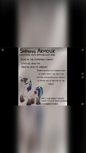 HE HAS A MASSIVE WOUND ON HIS.... WHAT!? #mlp #horror #reaction #mlphorror #au #shiningarmor