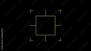 QR code for payment. Scan qr code icon with laser. Isolated on black background. Barcode scanner, QR code Futuristic barcode quick code scanning Bar. barcode qr code square code scanning animation,