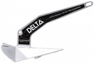 Lewmar Delta Plow Anchor for 12' to 21' Long Boats - Galvanized - 9 lbs Lewmar Boat Anchor LE95MR