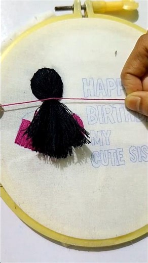 Beautiful Embroidery Hoop Art ||#handbroidery #views_viral #hoopart #subscribe