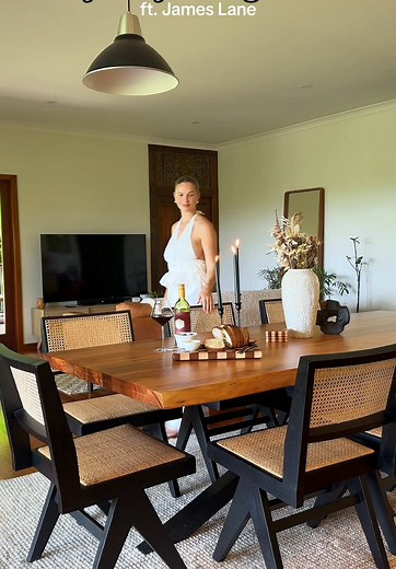 Your home is a canvas, painted by your personality 💌 @Isabelle Grace paired the sculptural Madras dining table with the effortlessly elegant Azul chairs—because shaping a space that feels like you is what great design is all about. ✨ #DiningGoals #interiorinspo