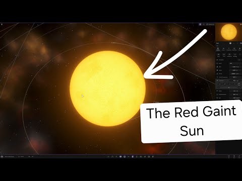 The Red Gaint Simulation | The future of Solar System 🌞