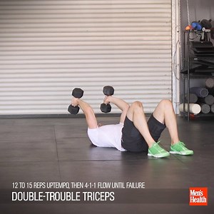 325K views · 4.3K reactions | 2 dumbells is all you need for a serious upper-body pump from David Jack: | Men's Health | Facebook