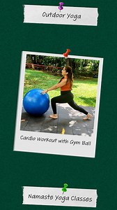 Ready to take your workout to the next level?💪 These gym ball exercises are designed to help you burn fat and build strength! Virabhadrasana : - Aids in weight loss by engaging your legs and core - Helps boost metabolism - Increases strength & burns more calories - Improves focus and energy levels Spot Running With Virabhadrasana : - The spot running gets the heart pumping and burns calories - Virabhadrasana works on strengthening muscles & improving balance. - It helps shed fat, boost metaboli