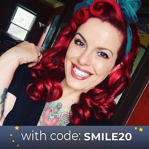  code SMILE20 for 20% off instasmile ends Monday! AND... NEW...