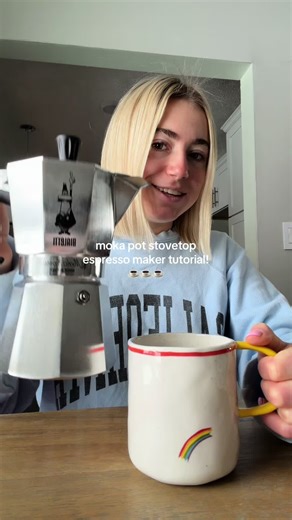 Tutorial for the bialetti moka pot stovetop espresso maker! :) #mokapot #espresso
