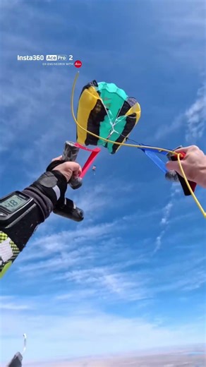 Full Parachute test from amazon‪@insta360‬ #insta360 #insta360awards #NoDroneNoProblem#skydiving