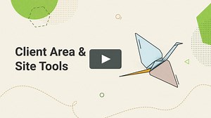 New Client Area and Site Tools