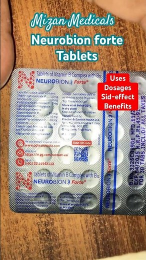 Neurobion Forte Tablets: Benefits and Uses - Mizan Medicals