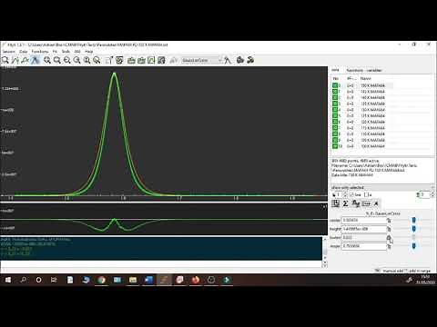 1. Fitting data with Fityk - Introduction
