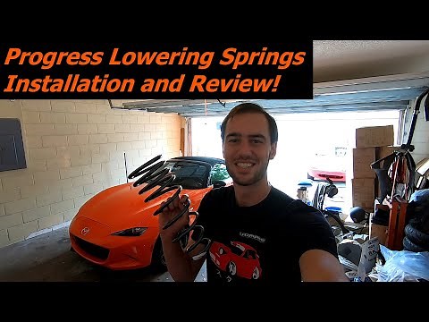 How to Install Lowering Springs on Your ND MX-5 Miata!