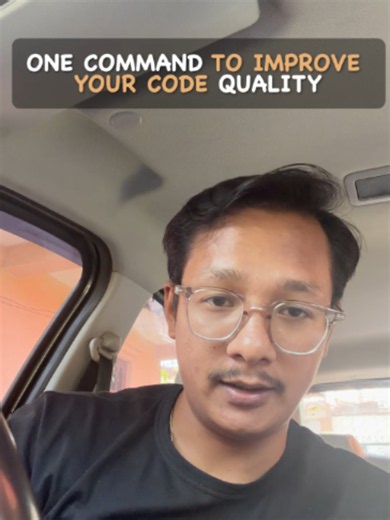 One command to improve your code quality. #learontiktok #programming #learntocode #coding #programmer #unfoldlogics