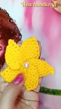 How to make woolen flower 🌺🌻woolen craft/handicraft/diy/hand embroidery🥰🥰