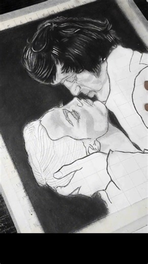 How to draw realistic hair #art #drawing #sketch #shorts #shadingtutorial