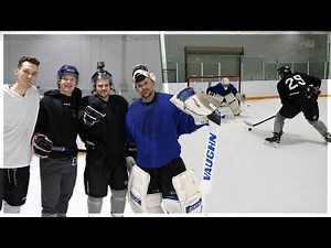 REAL LIFE HOCKEY SHOOTOUT CHALLENGE