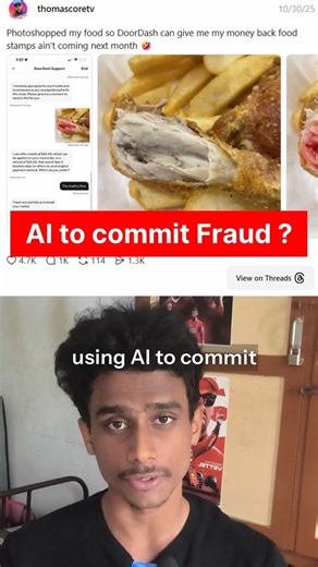 He used AI to commit FRAUD !