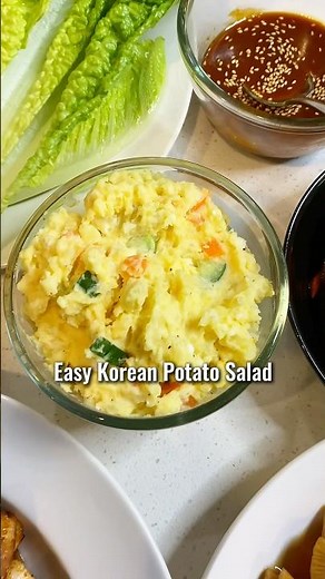 Easy Korean Potato Salad #potatosalad #potato #koreanrecipe