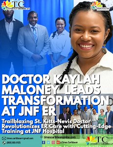 12K views · 100 reactions | Trailblazing St. Kitts-Nevis Doctor Revolutionizes ER Care with Cutting-Edge Training at JNF Hospital” https://timescaribbeanonline.com/trailblazing-st-kitts-nevis-doctor-revolutionizes-er-care-with-cutting-edge-training-at-jnf-hospital/ | The St. Kitts-Nevis Times | Facebook