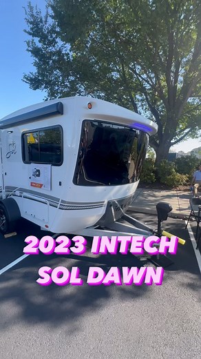 Mary J Alsina on Instagram: "Here is a small, compact HIGH QUALITY travel trailer. This is the 2023 Intech Sol Dawn. Could you see yourself in something like this? #rv #traveltrailer #rvlife #trailer #smalltrailer #intech"