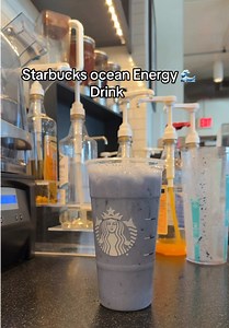 Starbucks Ocean Energy Drink: 6-Pump Rose Creation