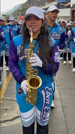 Desde Panajachel Sololá nuestra banda musical Mega Show Band Eben Ezer #viral #fyp #desfile #musica