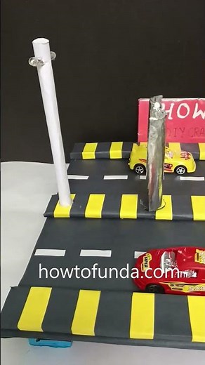 vertical axis wind turbine working model - highway energy project - science exhibition | howtofunda