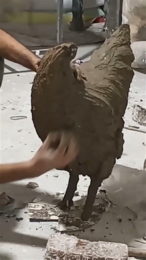 part,18,my final thesis four project presentation hen full body sculpting clay arts #shortvideo