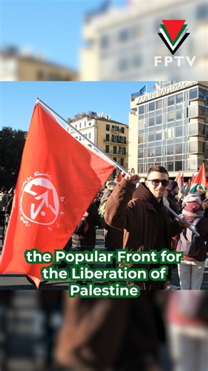 ‎Free Palestine TV تلفزيون تحرير فلسطين‎ on Instagram: "PFLP Flag Flies in Genoa, Italy; Pedro Explains What it Means to Him. Laith Marouf reports. (Genoa General Strike Against Meloni Militarism & Arming Genocide) Filmed on: 28/11/2025 Watch full report: https://youtu.be/HQaSeAtsboQ Donate: https://www.FreePalestine.Video"