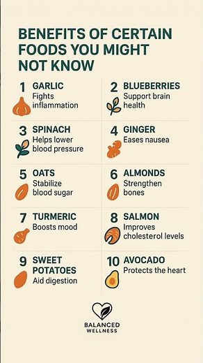 Benefits of Certain Foods You Might Not Know #Wellness #HealthFacts