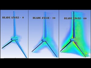 Lesson 5 1 Setup and Results of wind turbine blades in Ansys Workbench Fluent